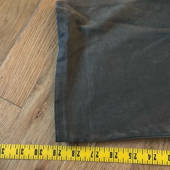 Red Clouds Collective - GN.01 WAXED CANVAS FITTED WORK PANT - HAVANA - Picture 5 of 6